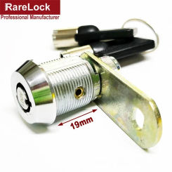 Special SALE Tubular Cabinet Cam Lock 19mm for Drawer Mailbox Tool Box Game Machine DIY Furniture Hardware Rarelock MA015 G