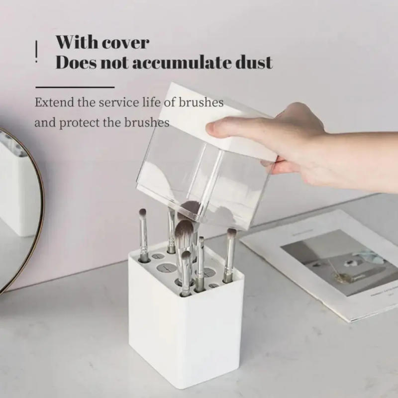 Description Picture 3 of itemMakeup Container Make Up Case Makeup Brush Holder Organizers Box Makeup Organizer Drawers Plastic Cosmetic Storage Box Rack