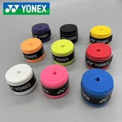 YONEX Overgrip Badminton Racket Viscose Non-slip Sweat-absorbent Yy Flat Tape Grip Handle Tennis Sports Wrapped Tape