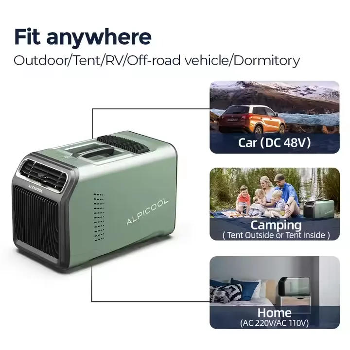 Description Picture 2 of itemCamping Air ConditionerAlpicool YA01-AC 110V Easy Carry Portable Mini Size Tent Camping Air Conditioner New For Outdoor Home Use