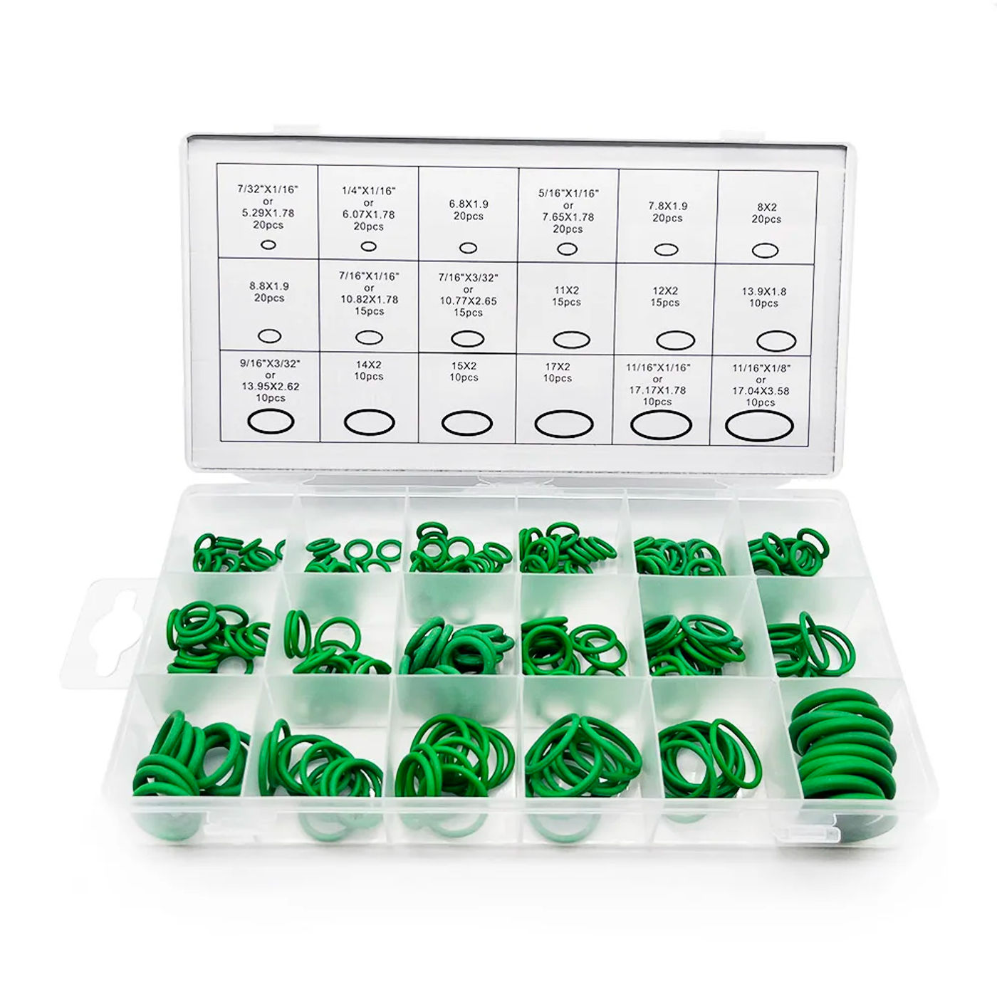 Description Picture 6 of itemO-Ring Assortment Kit Set Nitrile Rubber High Pressure O-Rings NBR Sealing Kit for Plumbing Automotive and Faucet Repair O-Rings