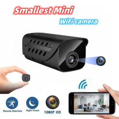 1080P HD Smallest Mini Camera Wifi IP Webcam Remote Monitoring Small Camcorder Infrared Night Vision Built-in Battery Espia cam