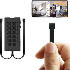 2K Dual Lens Small Camera DIY Module WiFi Mini Camera Wireless Tiny Nanny Cam Discreet Home Security Indoor Out