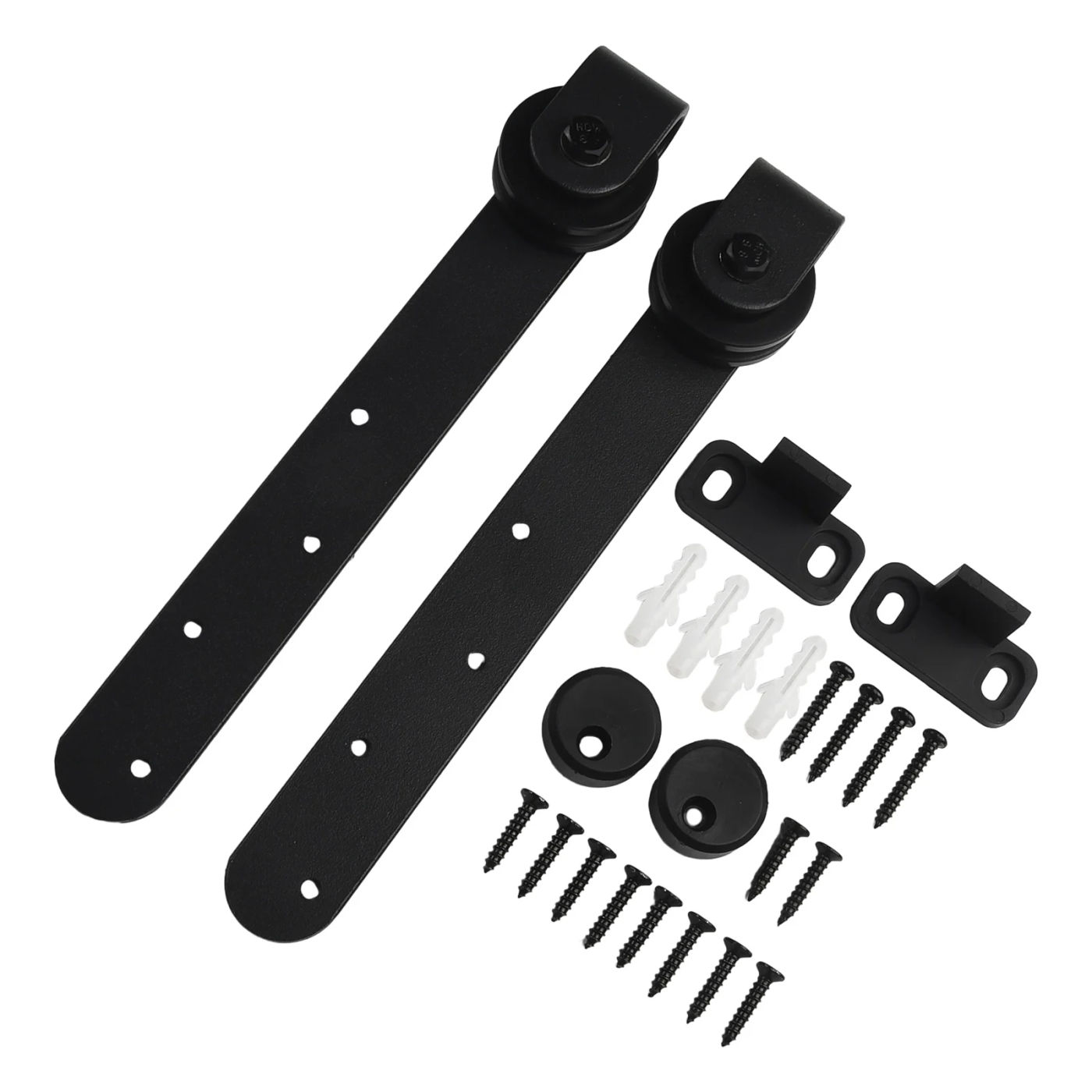 Description Picture 3 of itemAdjustable Sliding Barn Door Guide Rail Stopper Wall Door Guide Hardware Kits For Sliding Barn Rail Accessories