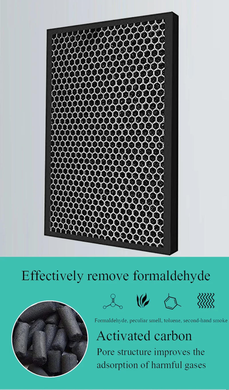 Description Picture 3 of itemCustom Made For Sharp FZ-60SEF FZ-40SEF Replacement Air Purifier HEPA Carbon Filter for FU-888SV FU-440E FU-40SE FU-P60S FU-4031