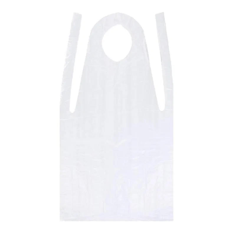 Description Picture 5 of item100pcs Adult Disposable Tattoo Apron Transparent Clothing Anti Pollution Sterile Clothing Clean Cover Cape Cloth Apron