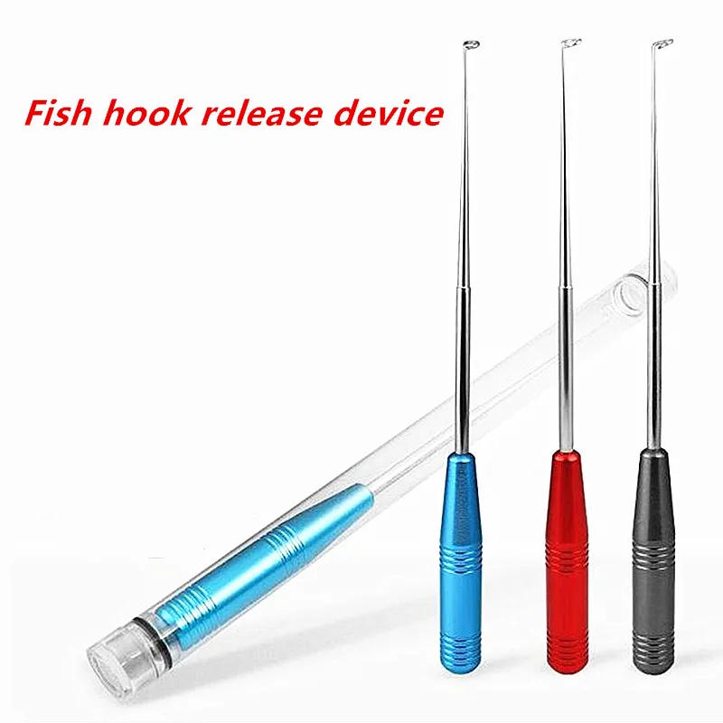 Description Picture 2 of itemMetal Fishing Hook Release Device Deep Throat Quick Release Carp Fishing Accessories Tool Stainless Steel Safety Extractor