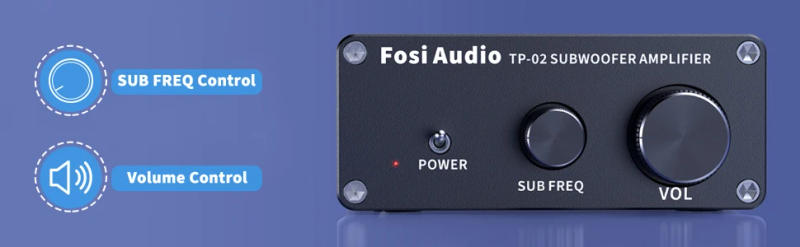 Description Picture 3 of itemFosi Audio TP-02 Subwoofer Amplifier HIFI Amplifier Chip TDA7498E Mini Sub Bass Amp Digital Class D Integrated Amplifier 220W