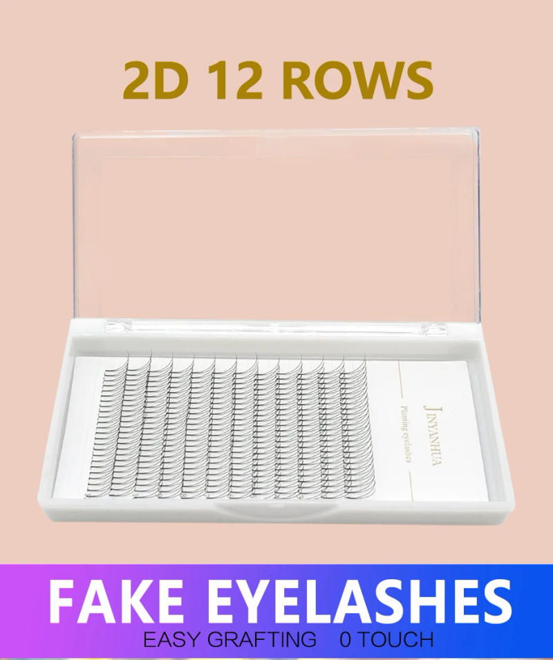 Description Picture 6 of itemJINYANHUA 2d 3d 4d 5d Soft Natural Mink Eyelashes Handmade Premade Volume Fans Eyelash Extension Maquillage Femme False Lashes