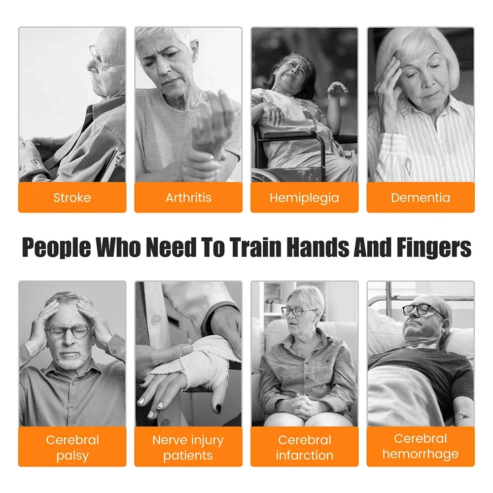 Description Picture 5 of itemRehabilitation Robot Gloves Hemiplegia Cerebral Infarction Training Equipment Stroke Finger Physiotherapy Tools Right Left Hand