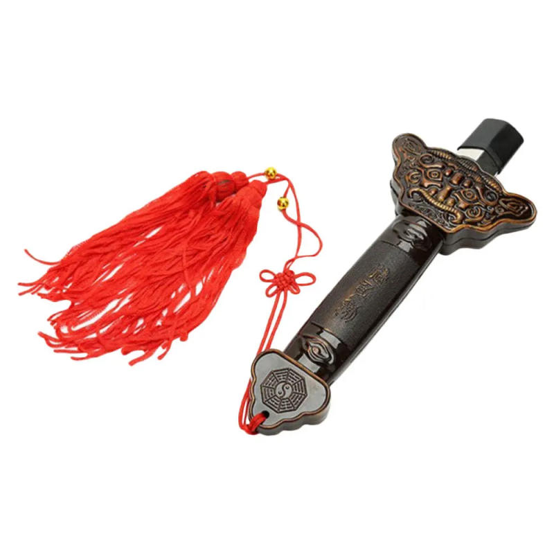 Description Picture 3 of itemChinese Tai Chi Sword Retractable Sword Outdoor Sports Toy Classic Tassel Sword Performance Carving Prop Decoration Accessories