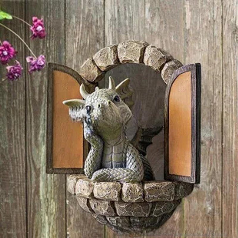 Description Picture 5 of itemKHD-BC02-BRN Cabinet, 23.6" L x 11.8" W x 31.5" H, Rustic Brown Doors stopper Adhesive silicone feet Cabinet hardware Magnet