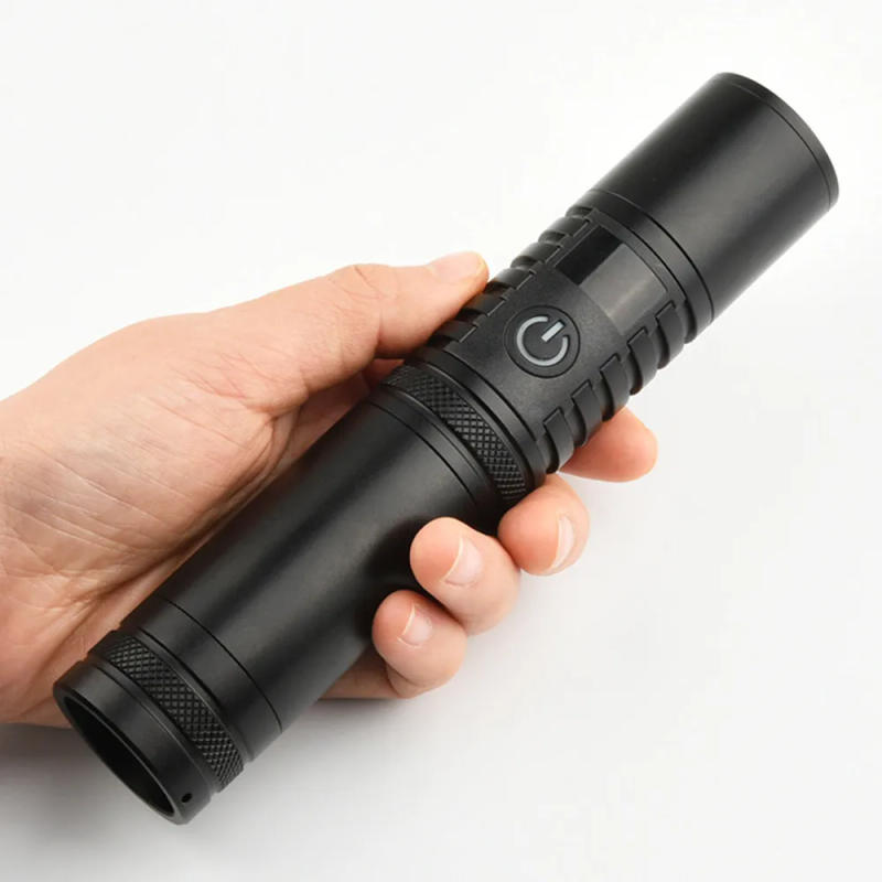 Description Picture 5 of itemHigh Power Spotlight Long Range LED Flashlight With Power Type-C Charging Zoomable Aluminum Alloy Tactical Torch Outdoor Lantern