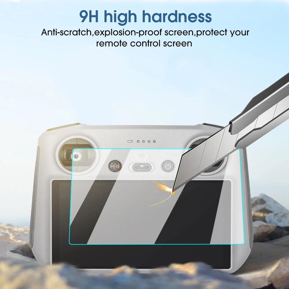 Description Picture 4 of itemTempered Glass For DJI Air 3 Air3 RC 2 RC2 Controller Screen Protector HD Camera Drone Remote Accessories for DJI Mini 3 Pro RC