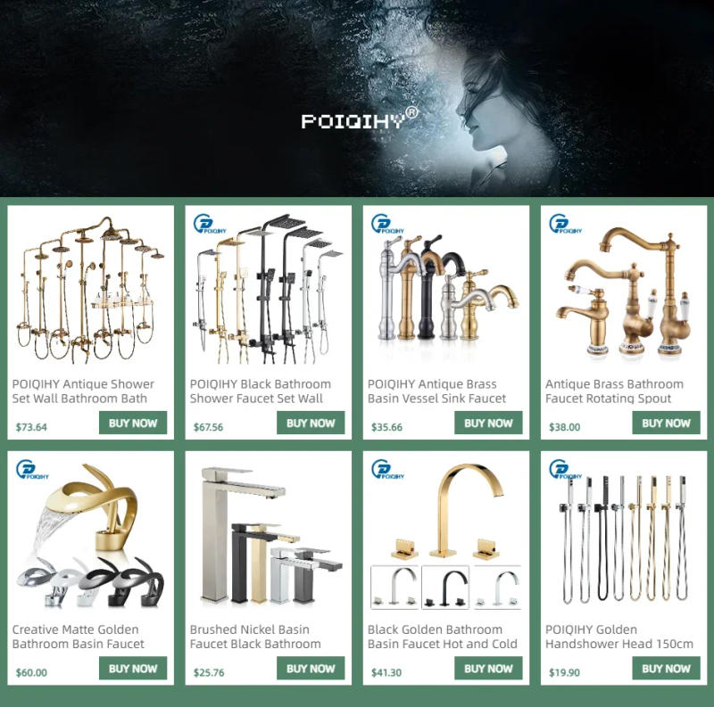 Description Picture 2 of itemChrome White Floor Mounted Bathtub Faucet Bathroom Freestanding Bath Tub Shower Set Swivel Spout Faucet Clawfoot Mixer