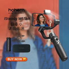 Hohem iSteady Mobile Plus 2024 3-Axis Handheld Gimbal Smartphone Stabilizer Video Recording for for iPhone 15 Pro Xiaomi Huawei