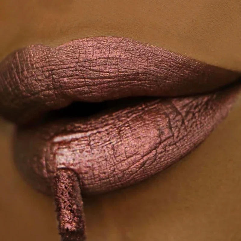 Description Picture 5 of item12 Colors Metallic Glitter Liquid Lipsticks Long Lasting Not Fading Non-Stick Cup Shimmer Matte Metal Lip Gloss Makeup Cosmetics