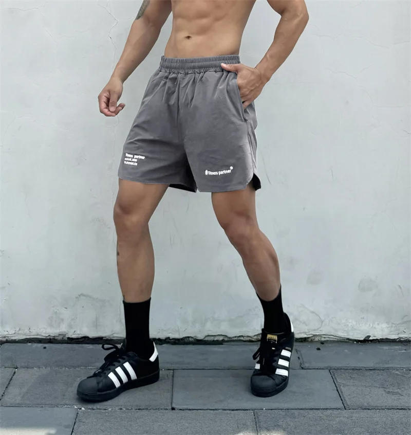 Description Picture 5 of itemSummer New Loose Fitness Basketball Shorts Quick Drying Woven Sports Shorts Men's Breathable Thin outdoors Running short pants