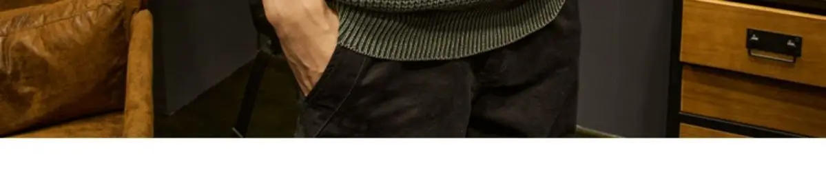 Description Picture 3 of itemTop Quality New Autum Fashion Brand Cardigan Sweater V Neck Knitted Vest Men Solid Trendy Sleeveless Casual Men Clothing B278