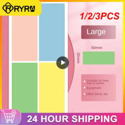 1/2/3PCS Water Proof Oil-proof Not Torn Label Easy To Tear Stickers Easy Classification Easy Access Thick Paper Tear Resistance