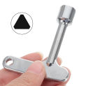 4 Pcs Elevator Key Sillcock Triangle Lock Universal Utility Keys Triangular Socket