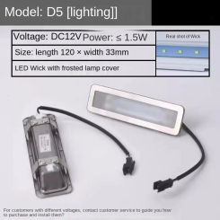 120X33mm LED cold light spare parts of the Range Hood Parts DV12 1.5W