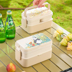 Bento Box for Adults&Kids,Large Capacity Lunch Box, Food Storage Containers Set for Children School Picnic,Leak-Proof