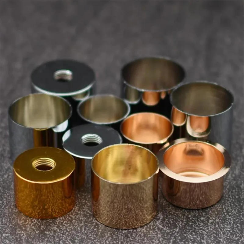 Description Picture 5 of itemM10 living room pendant lamp glass tube sleeve head fixing piece, all brass electroplated hollow toothed lighting accessories