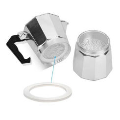 Replacement Gasket Seal For Coffee Espresso Moka Stove Pot Top Silicone Rubber Silicone Ring Coffee Pot Sealing Ring