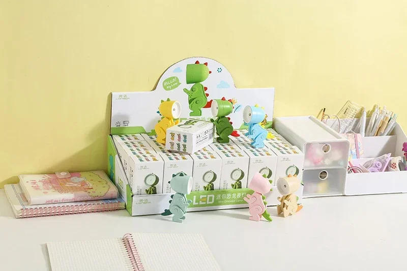 Description Picture 5 of itemMini Dinosaur Night Light Battery Magnetic Folding Nights Lamp Bedroom Bedside Table Ornaments Children's Toys LED Night Lights