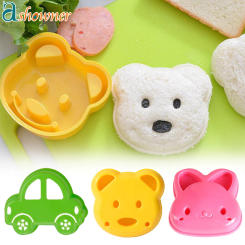 Teddy Bear Sandwich Mold Toast Bread Making Cutter Mould Cute Baking Pastry Tools Children Interesting Food Kitchen Accessories