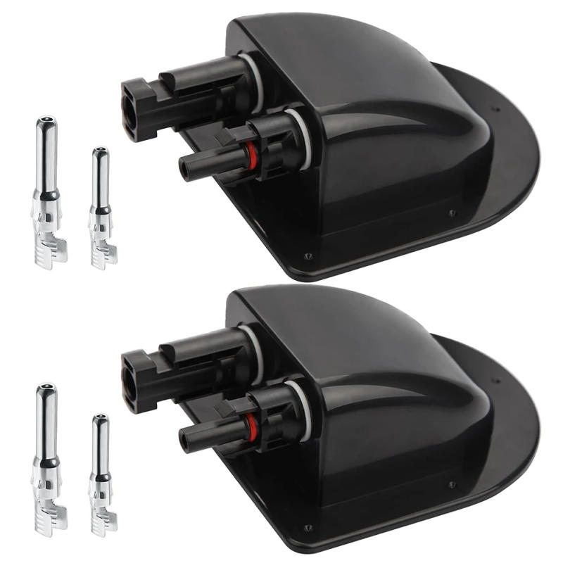 Description Picture 3 of itemSolar Cable Gland Solar Connection Box RV Safety Solar Waterproof 12 X 9.5 X 4cm ABS Box Cable Cells For Housing