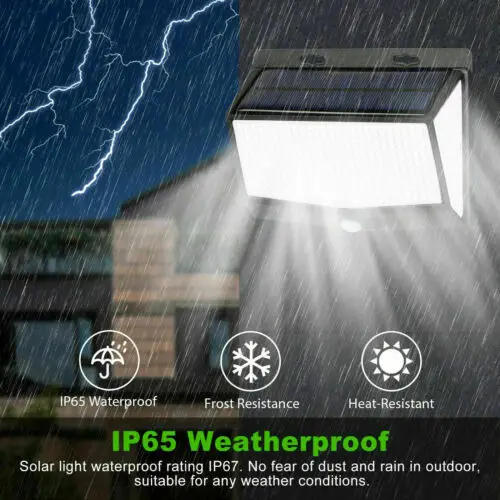 Description Picture 3 of item4pcs 468 LED Solar Led Lamp Outdoor Solar Light with Motion Sensor Wall Lights Waterproof Sunlight Powered for Garden Decoration