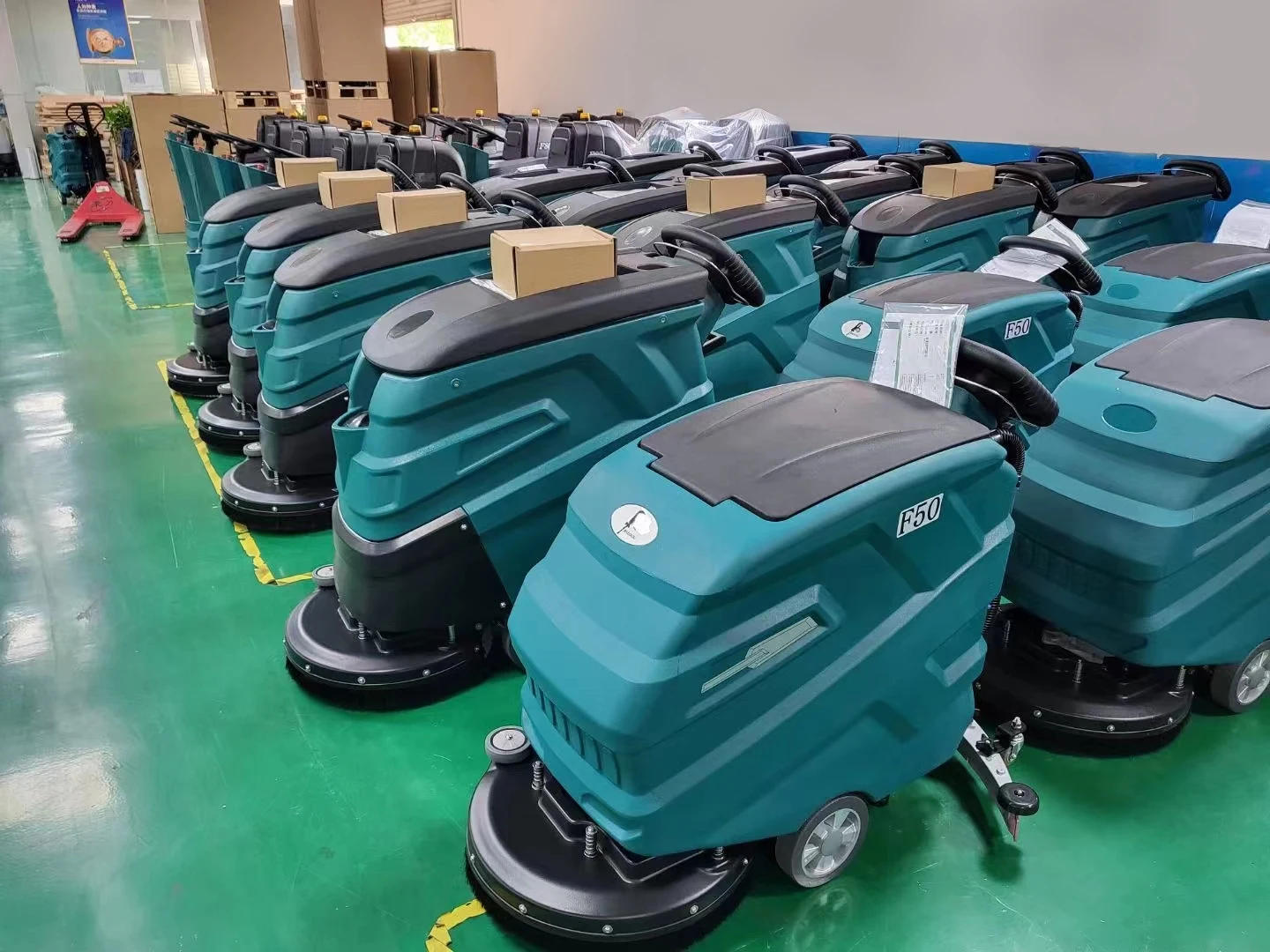 Description Picture 5 of itemHand Push Walk Behind Floor Cleaning Machine Professional Industrial Commercial Floor Scrubber