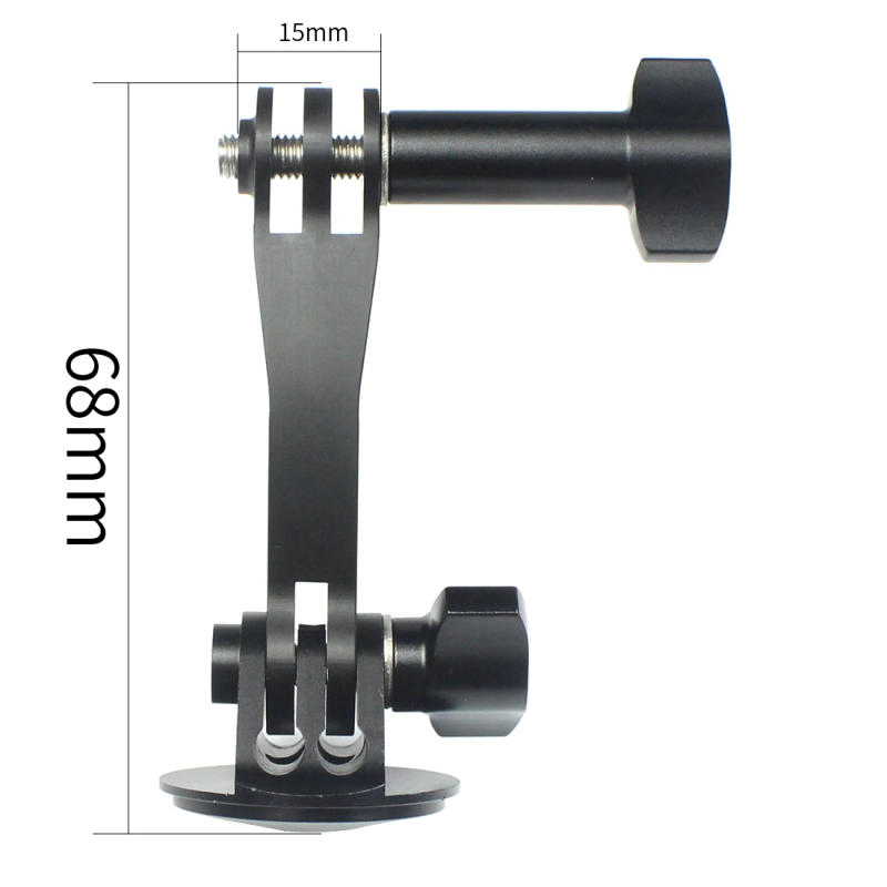 Description Picture 5 of itemHelmet Extension Arm Selfie Stick Rod Camera Stand Mount M5 Thumb Screw Adapter for GoPro 13 12 for Insta360 X3 OSMO Action