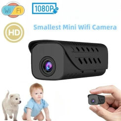 1080P HD Mini Camera Wifi Webcam Remote Monitoring Small Camcorder Infrared Night Vision Micro Cam Built-in Battery APP IWFCAM