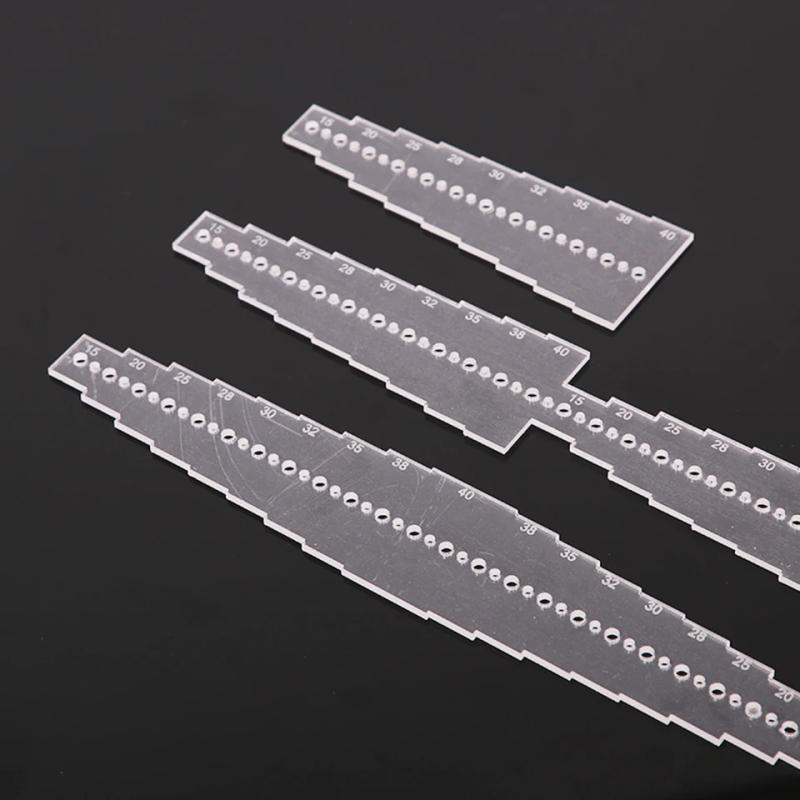 Description Picture 5 of itemFenrry Leather Acrylic Template DIY Leathercraft Drawing Scrapbooking Emboss Decorative Corner Pattern Sewing Stencil Tool