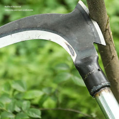 Double Sickle Chopping Scythe Axe Wood Chopping Trees Cutting Grass Machete Tools Multifunctional Weeding Agricultural Tool