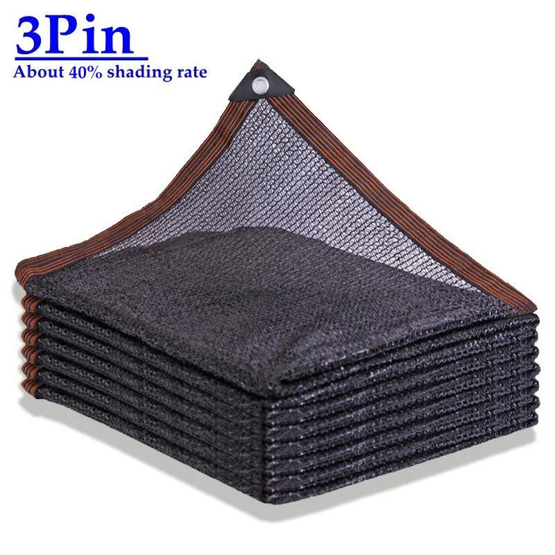 Description Picture 4 of item40~90% Black HDPE Anti-UV Sun Shade Net Gazebo Shelter Outdoor Pergola Canopy Sun Cover Agriculture Greenhouse Sunshade Net
