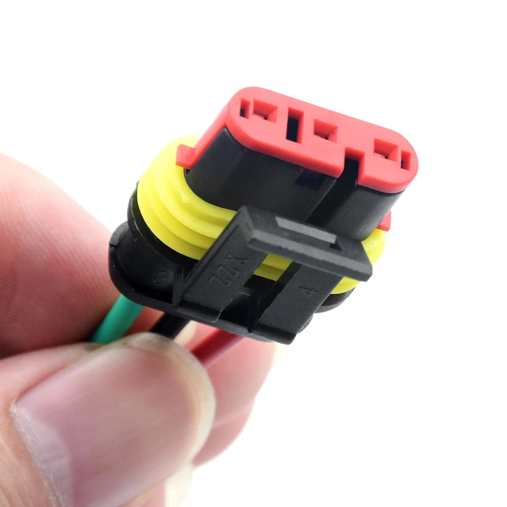 Description Picture 5 of item1/2/3/4/5/6 Pin Way Car Waterproof Electrical Auto Connector Male Female Connector Plug Wire 18 AWG harness for Car Motorcycle