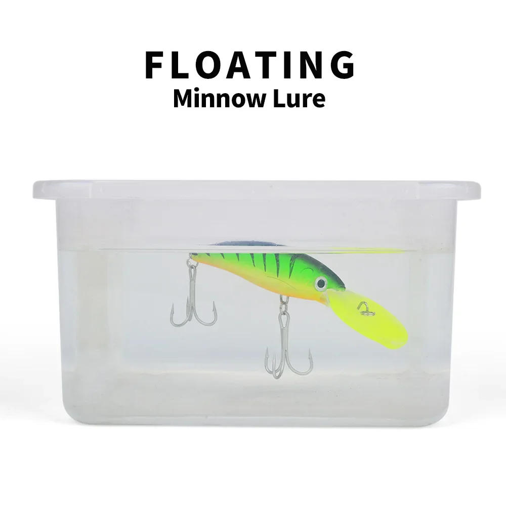 Description Picture 3 of item1PC 32g 50g 75g Big Floating Minnow Fishing Lure Bait Long Casting Saltwater Sea Bass Lures Hard Bait Minnow Fishing Tackle