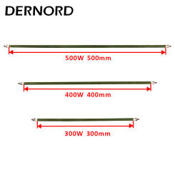 220v Electrical Oven Straight Tubular Heating Element 110v 8mm Air Spare Resistance Flexible Heater 300w 400w 500w DERNORD