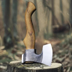 Japanese survival master hand forged DC53 steel high hardness survival hand axe, forest logging axe, household tool axe