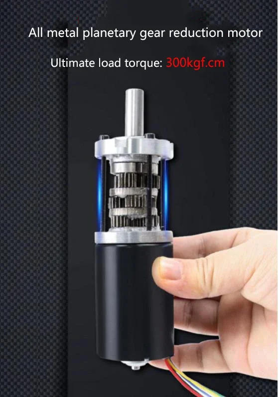 Description Picture 4 of item155kgf.cm 7-1351rpm brushless DC reduction motor 12v24v adjustable planetary gear 42GP-4260 high torque micro motor