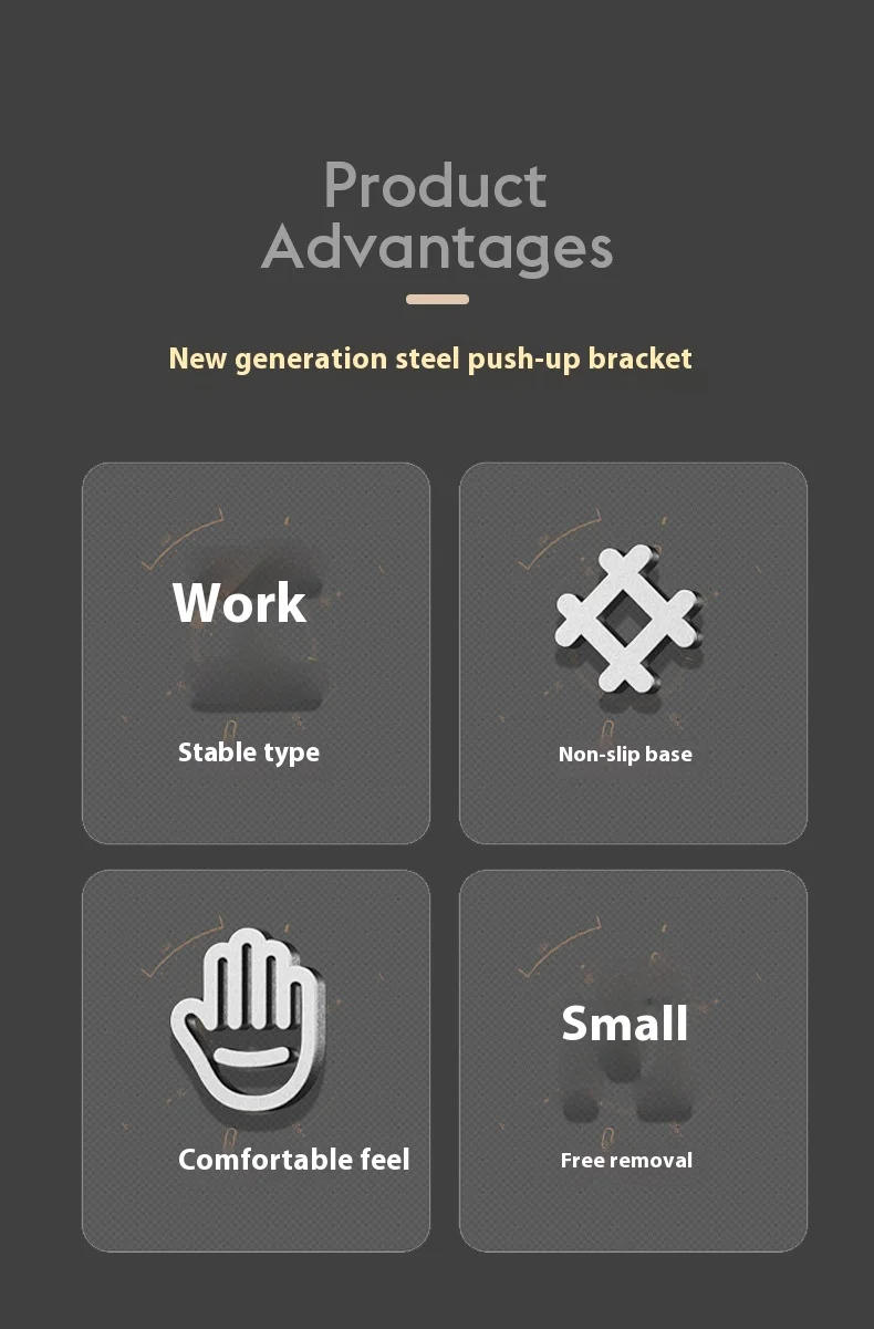 Description Picture 3 of item1 Pair Gym Push-up Bar Stands With Handles Chest Abdomen Arms Back Bodybuilding Training Handstand Parallel Rod Gym Accessories