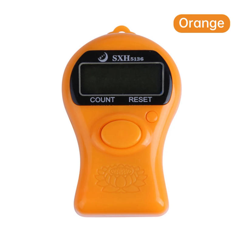 Description Picture 6 of itemElectronic Digital Finger Ring Tally Counter Hand Held Knitting Row Counter Clicker NEW Mini Point Marker Counter LCD 0-99999