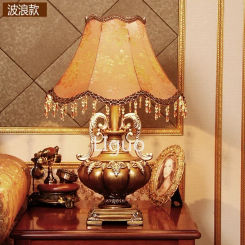 and high quality antique resin table lamp for modern fashion desk lamp