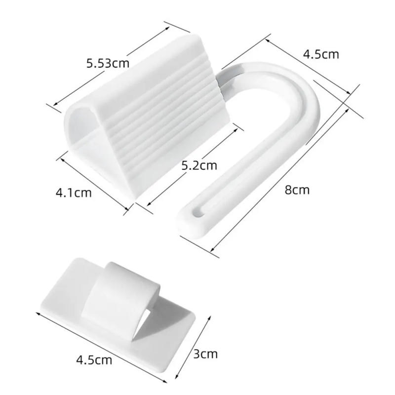 Description Picture 3 of itemNew PP Door Stopper Anti Pinch Hand Durable Children Security Protection Easy to Install Anti-grip Baby Safety Lock Door