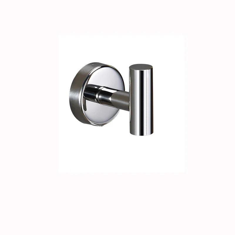 Description Picture 3 of itemBright Silver Bathroom Hardware Set Bathroom kit Wall Mount Stainless Steel Towel Bar Towel Ring Toilet Paper Holder Robe Hook