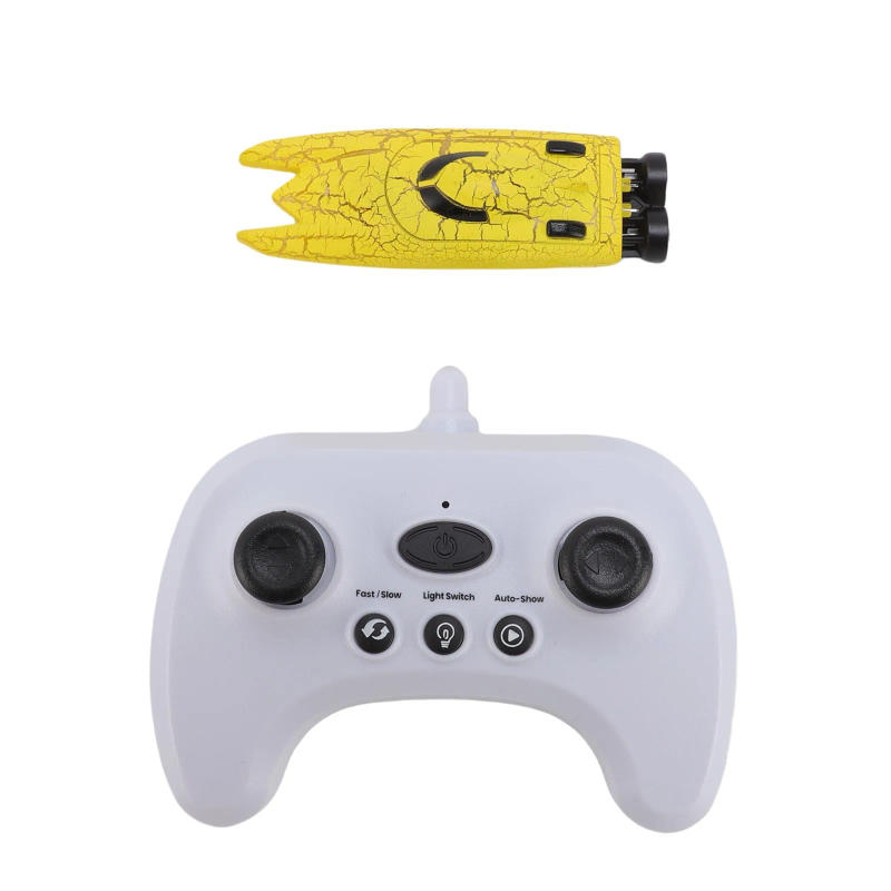 Description Picture 6 of itemRC Boat Mini Remote Control Boat with Light 2.4G 360° Rotation Rechargeable Waterproofing RC Racing Boat Swimming Pool Toys